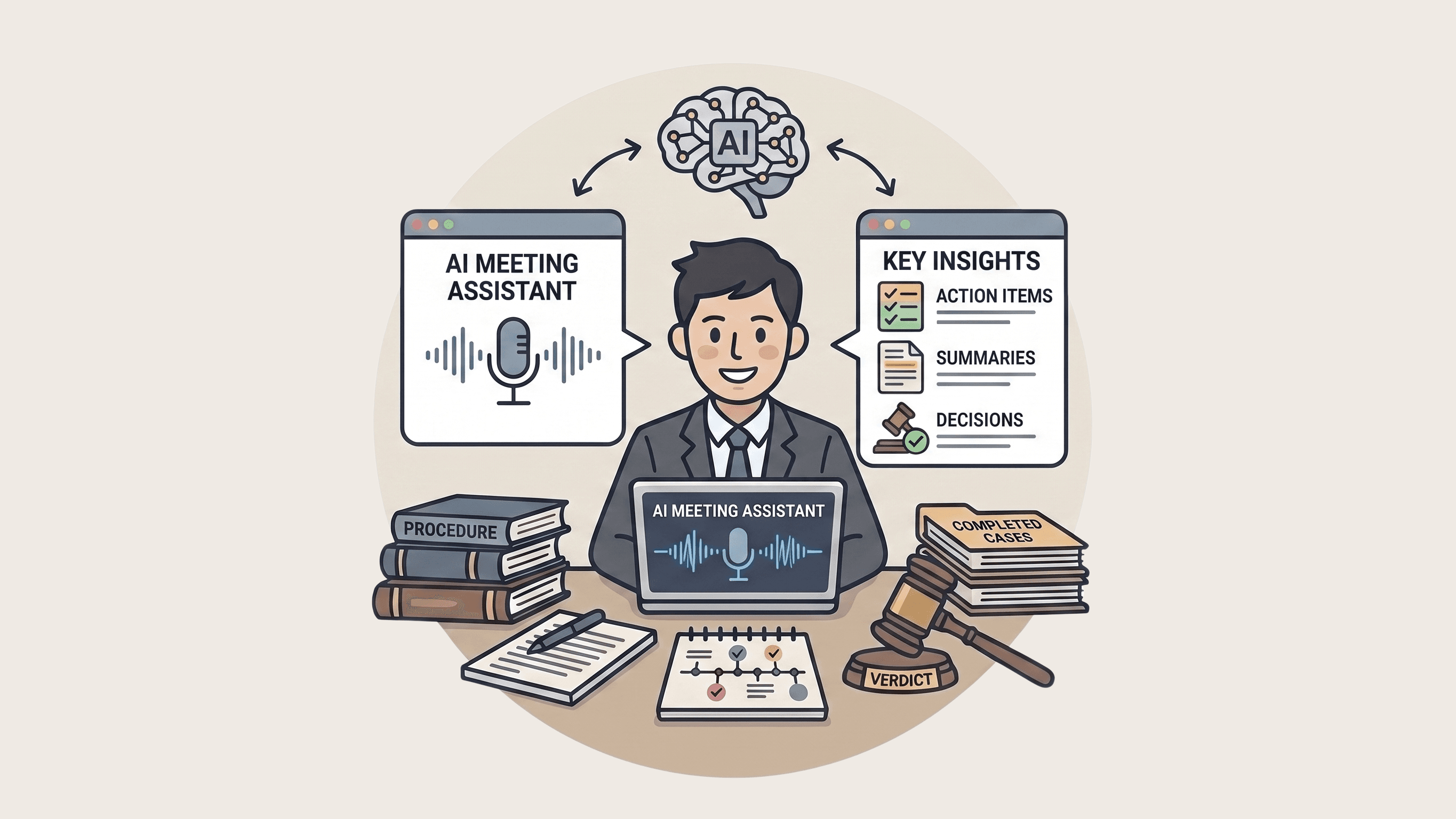 How an AI Meeting Assistant Captures a Client Meeting