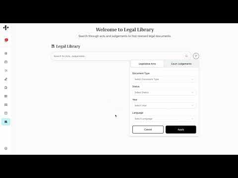 Legal Library — NyayAssist product video